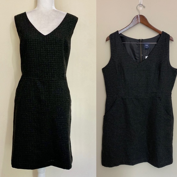 GAP Dresses & Skirts - NWT GAP Sleeveless Wool Blend V-Neck A-Line Dress